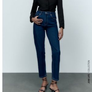 New Zara mom fit jeans size 4